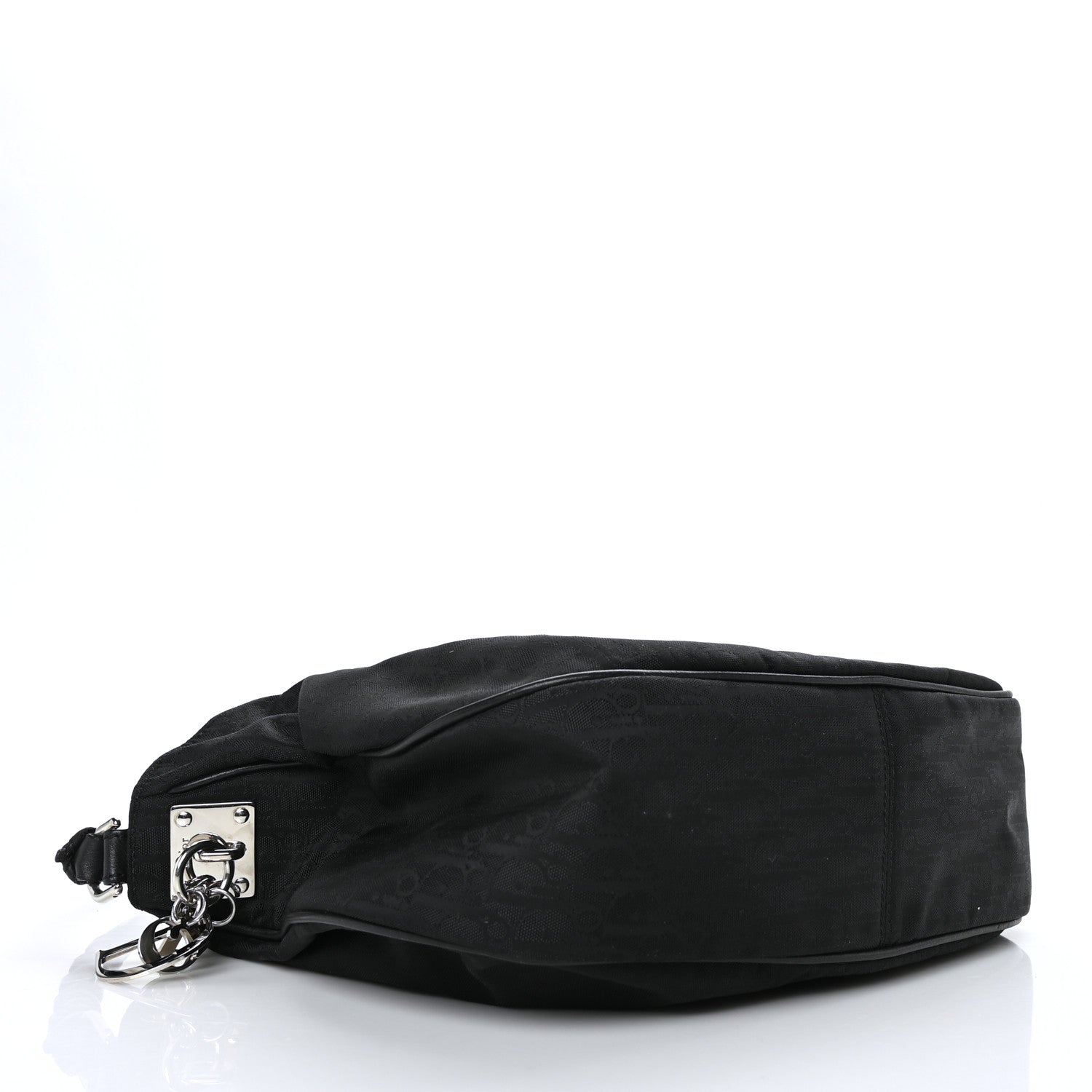 Christian Dior Nylon Monogram Lovely Hobo Black 7 of 21