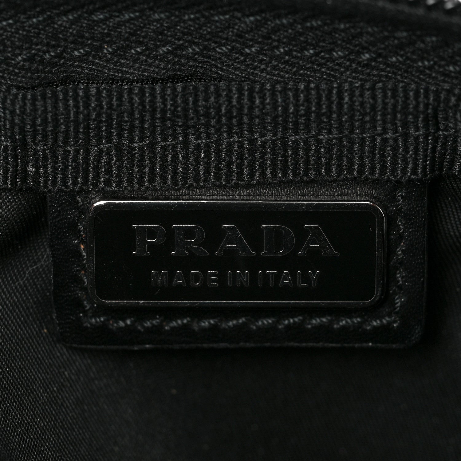 Prada Nylon Tessuto Cosmetic Pouch Black 6 of 7
