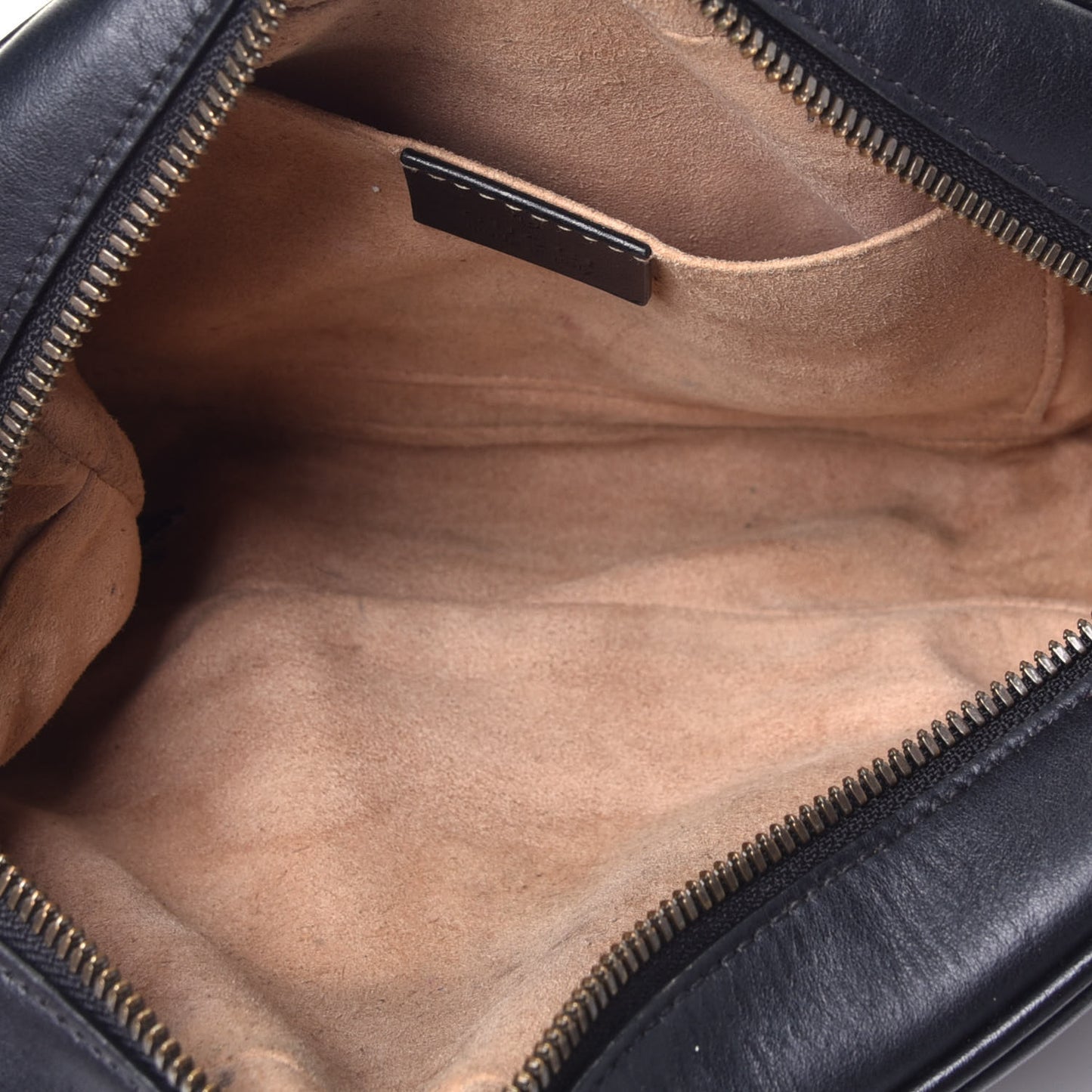 Calfskin Matelasse Small GG Marmont Chain Shoulder Bag Black