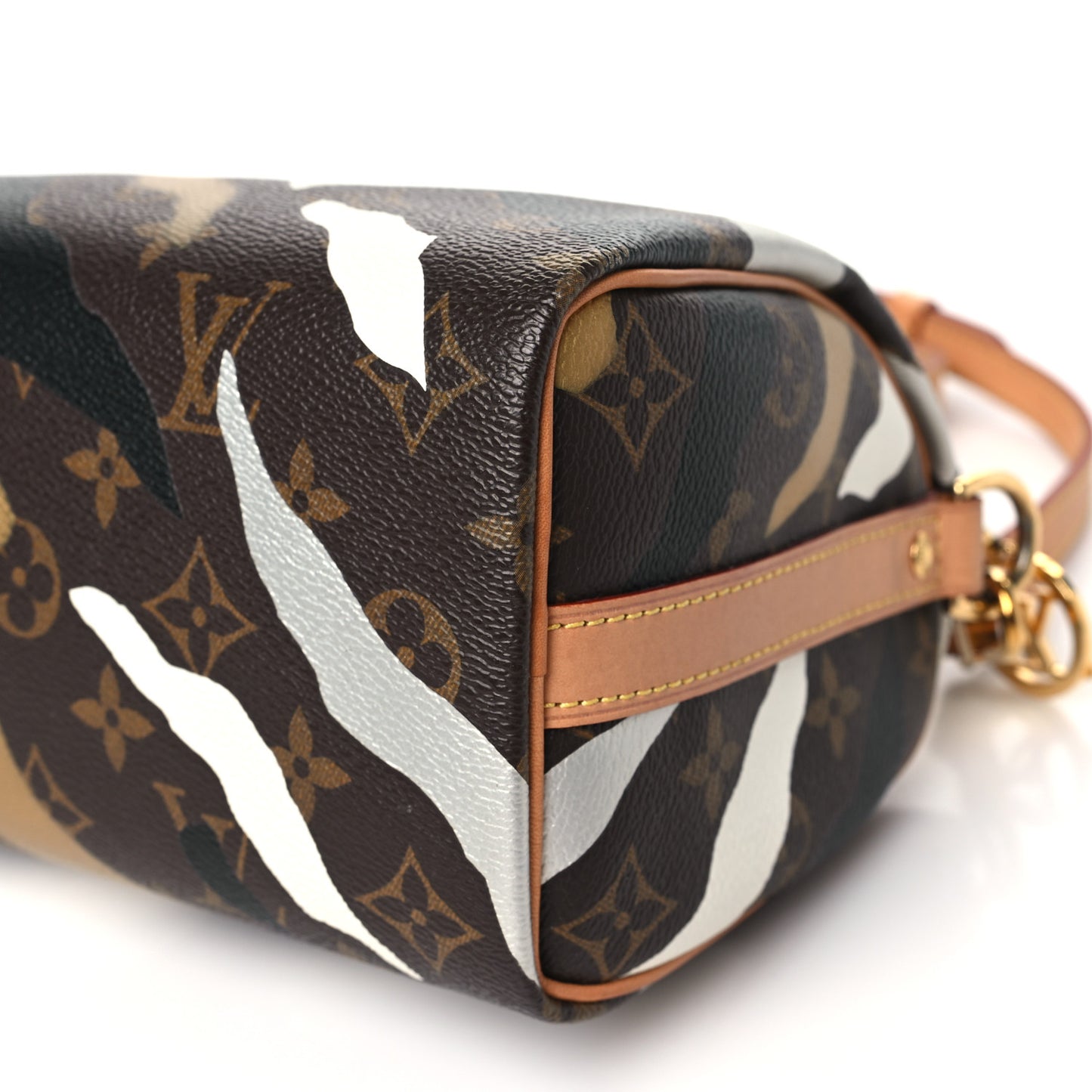 X LOL Monogram Speedy BB Gold Silver