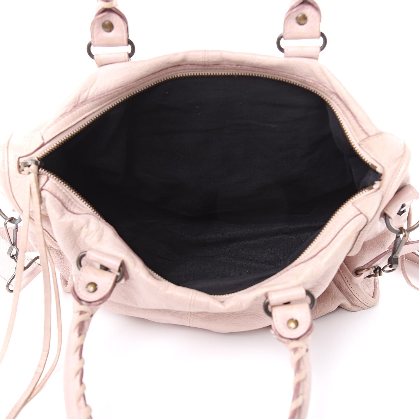 Agneau Classic Hardware Maxi Twiggy Bois de Rose