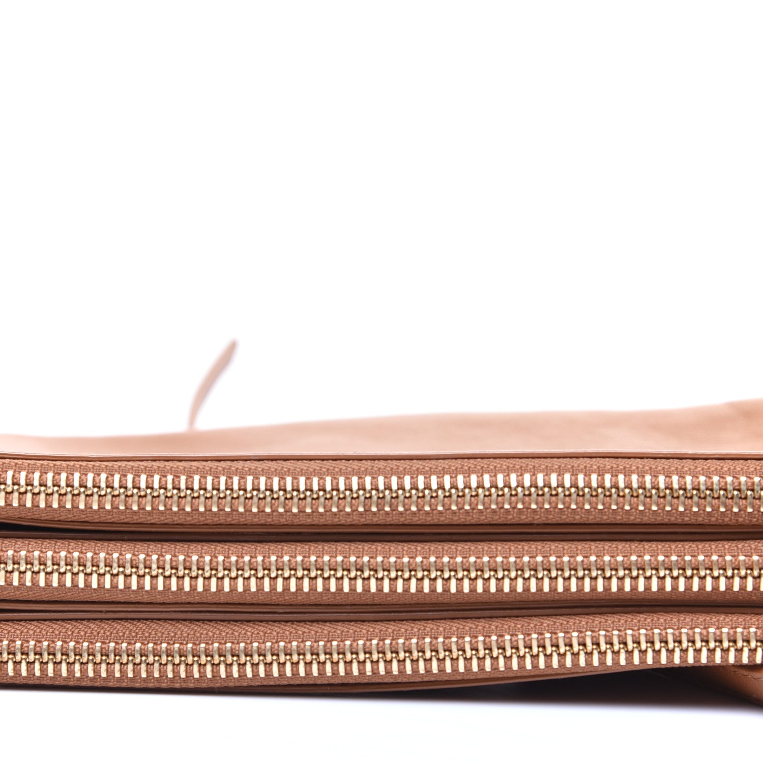 Celine Lambskin Small Trio Crossbody Bag Tan 11 of 15