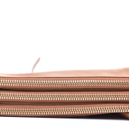 Celine Lambskin Small Trio Crossbody Bag Tan 11 of 15