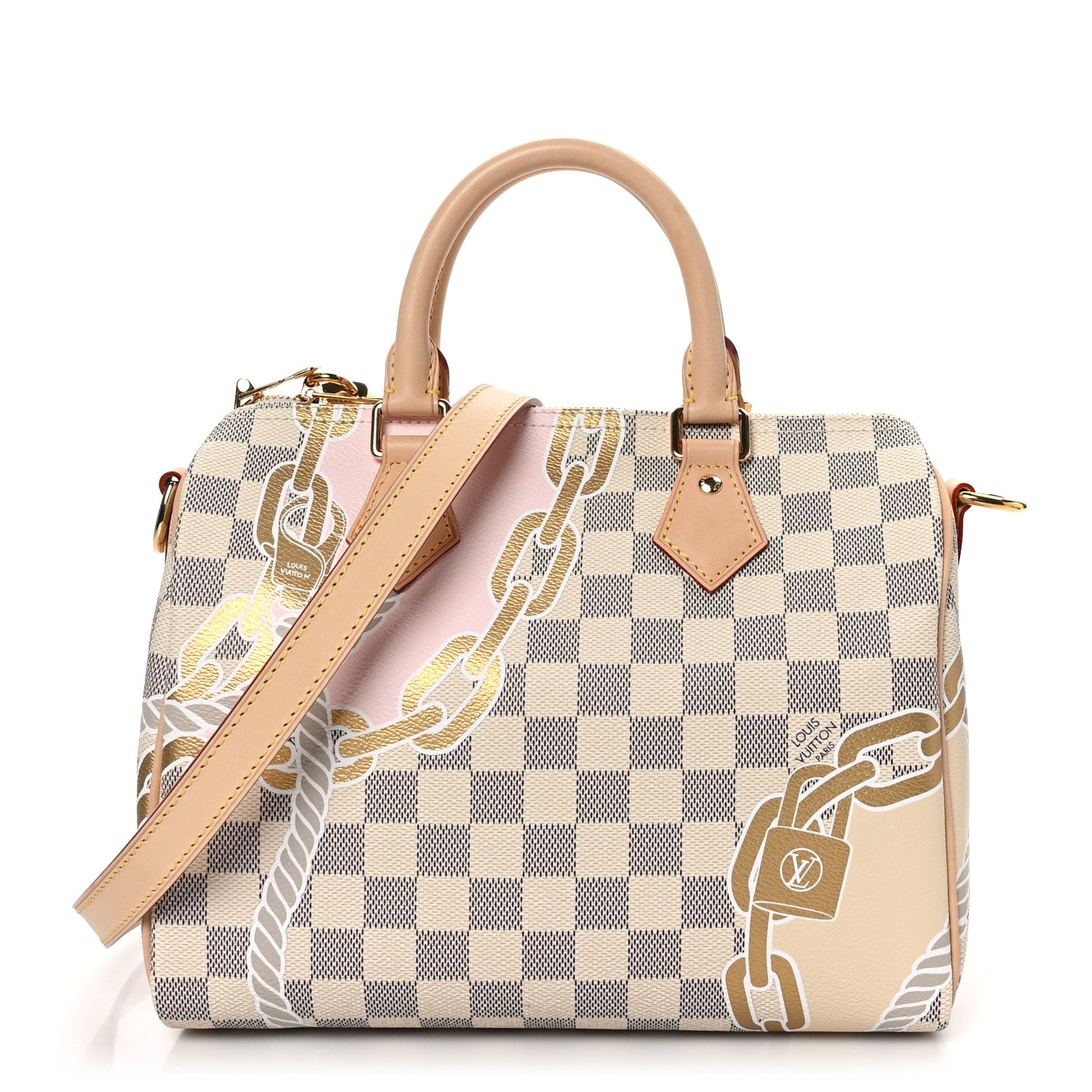 Louis Vuitton Damier Azur Nautical Speedy Bandouliere 25 1 of 11