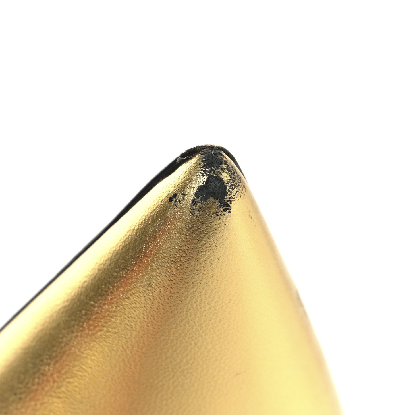 Metallic Calfskin Opyum 100 Pumps 39 Gold