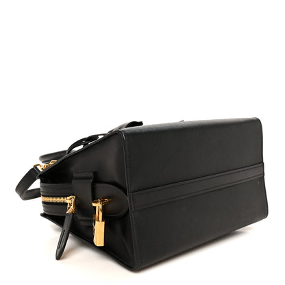 Prada Saffiano City Calfskin Small Esplanade Black 4 of 10
