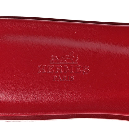 Hermes Epsom Oran Sandals 38.5 Rose Framboise 8 of 10