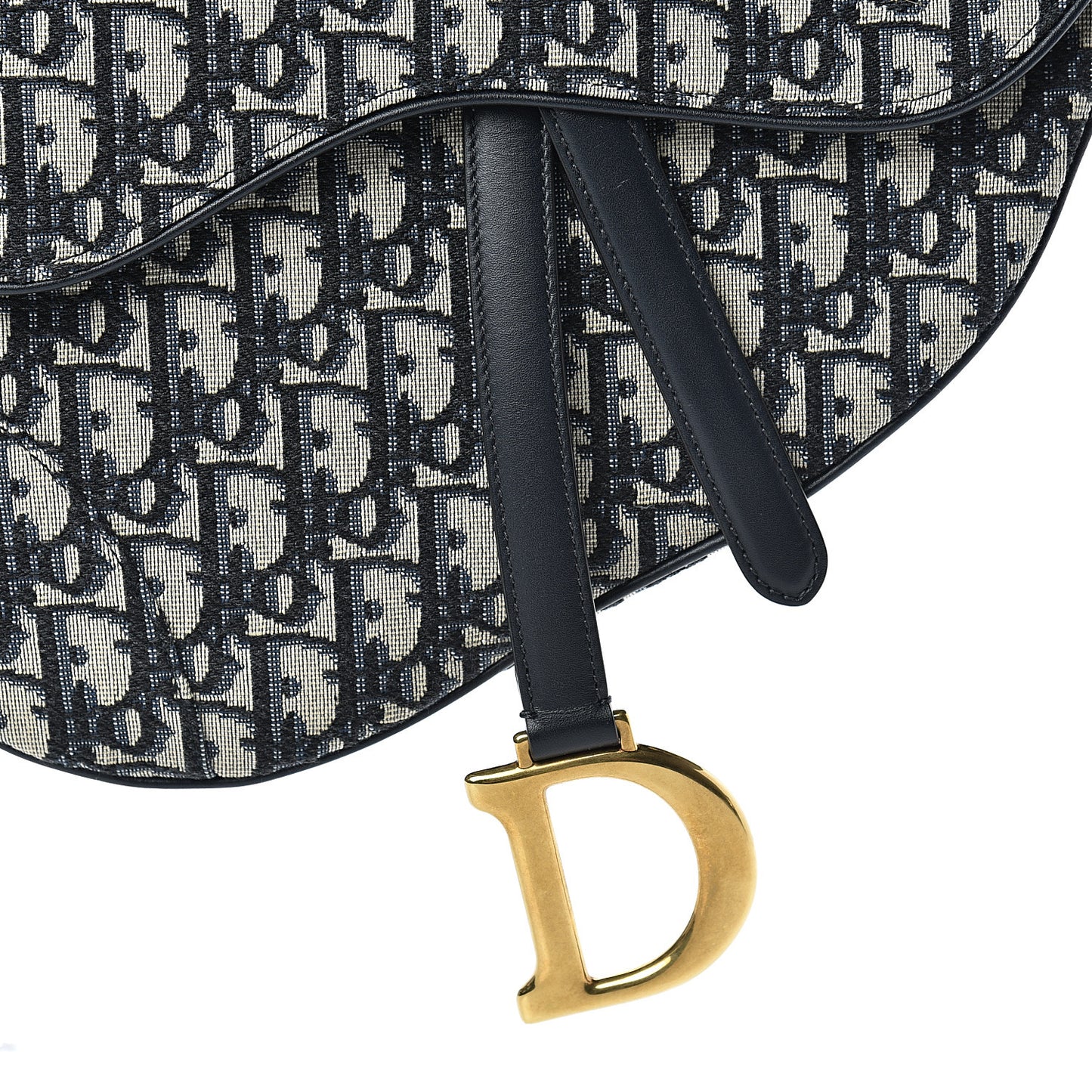 Oblique Saddle Bag Blue