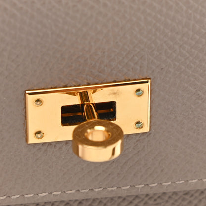 Hermes Epsom Kelly Longue Wallet Gris Asphalte 8 of 8