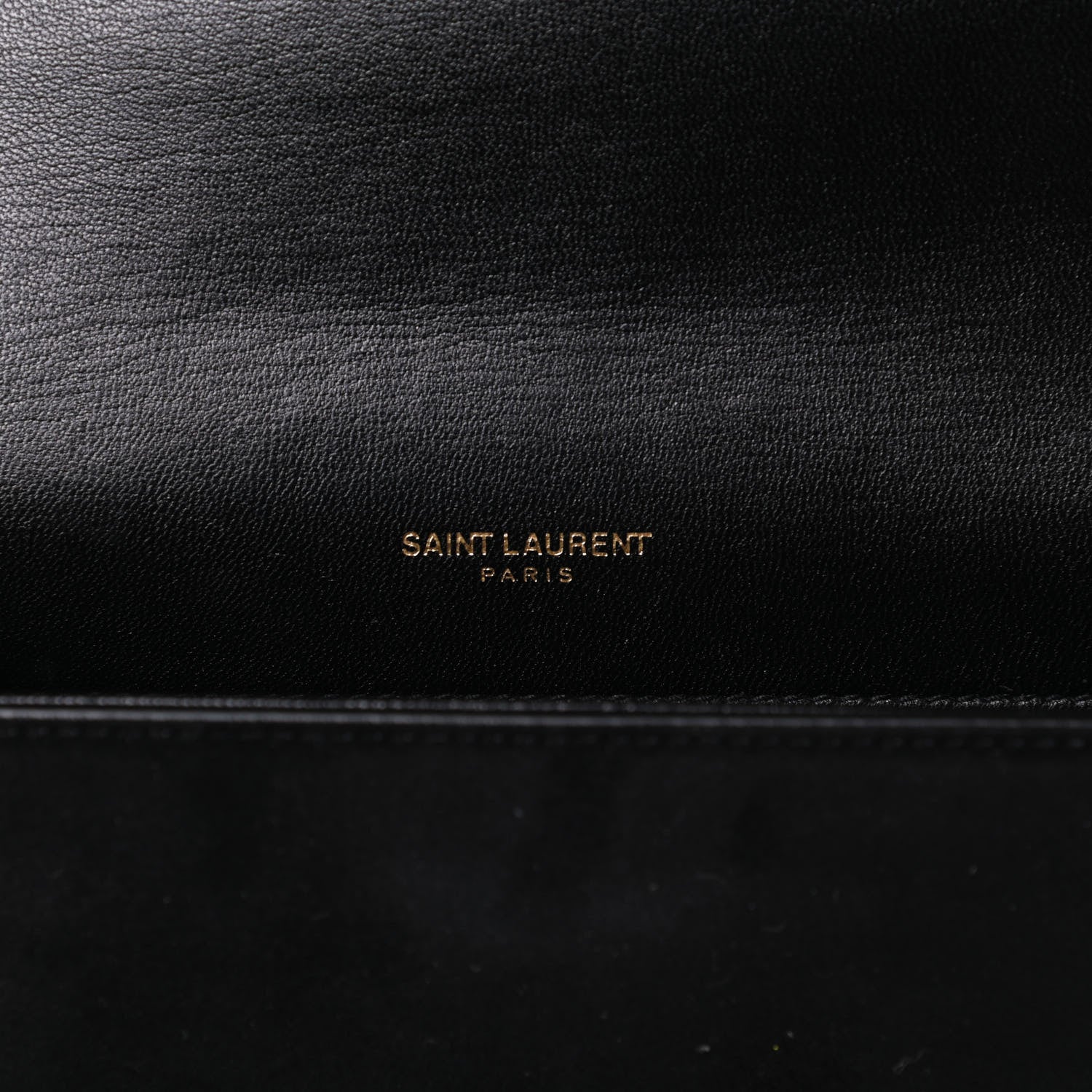 Saint Laurent Suede Embroidered Small Monogram Kate Satchel Black 7 of 16