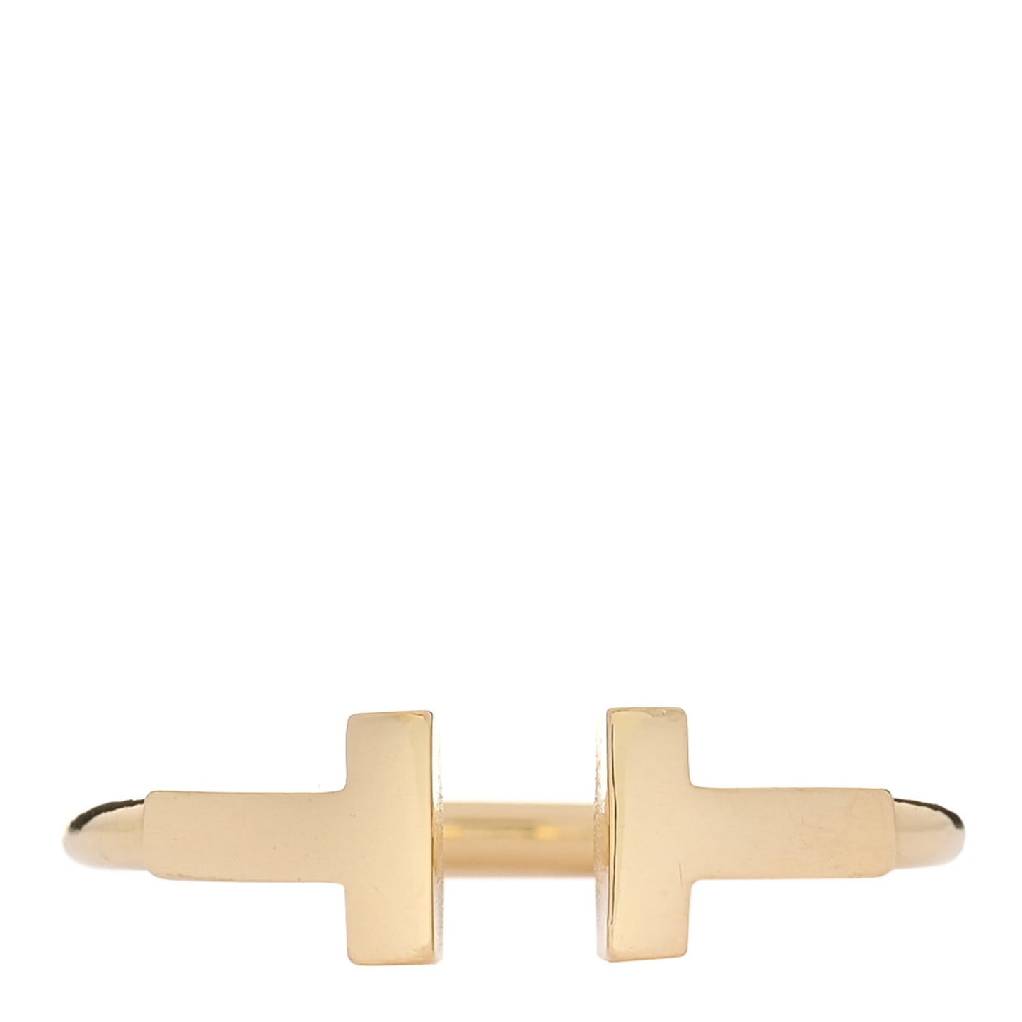 18K Yellow Gold T Wire Ring 53 6.25