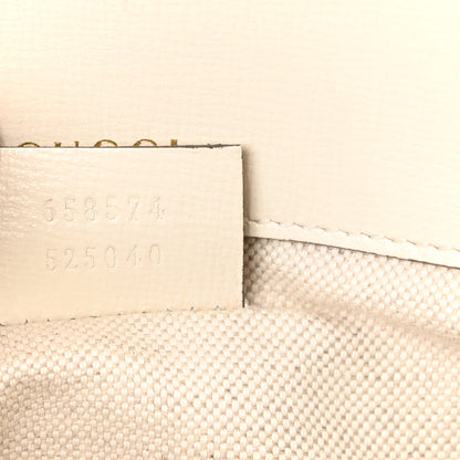Gucci Azalea Calfskin Web Mini Horsebit 1955 Shoulder Bag Mystic White 7 of 11