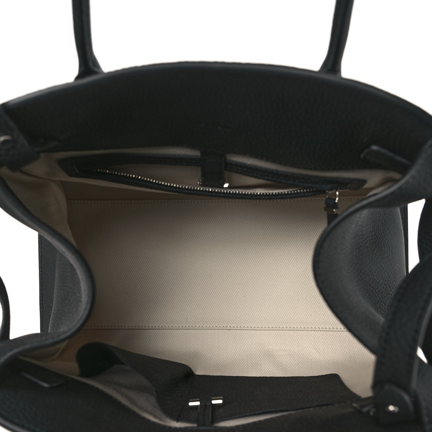Matte Grained Calfskin Soft Margaux 12 Black