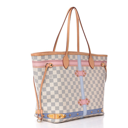 Louis Vuitton Damier Azur Summer Trunks Neo Neverfull MM 3 of 13