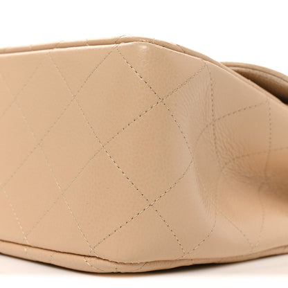 Chanel Caviar Quilted Jumbo Double Flap Beige Clair 10 of 11