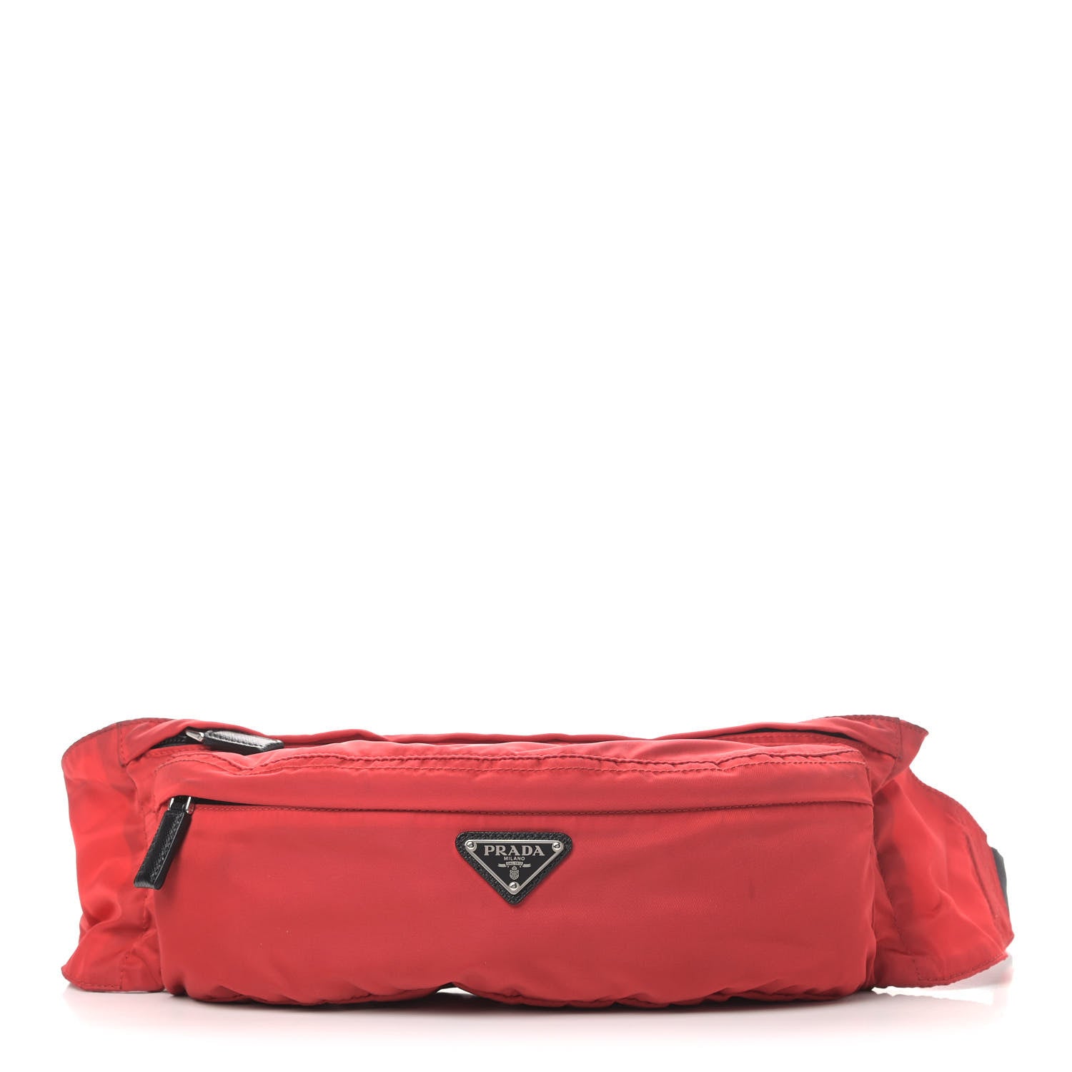 Prada Tessuto Nylon Montagna Belt Bag Red 1 of 8