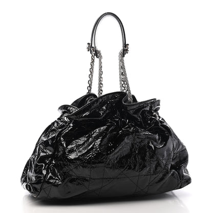 Christian Dior Patent Cannage Medium Le Trente Tote Black 2 of 8
