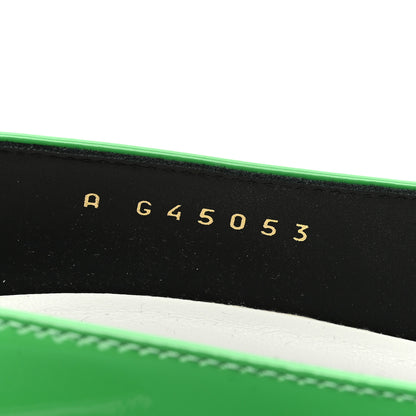 Chanel Patent Calfskin Pumps 37.5 Green Black 8 of 8