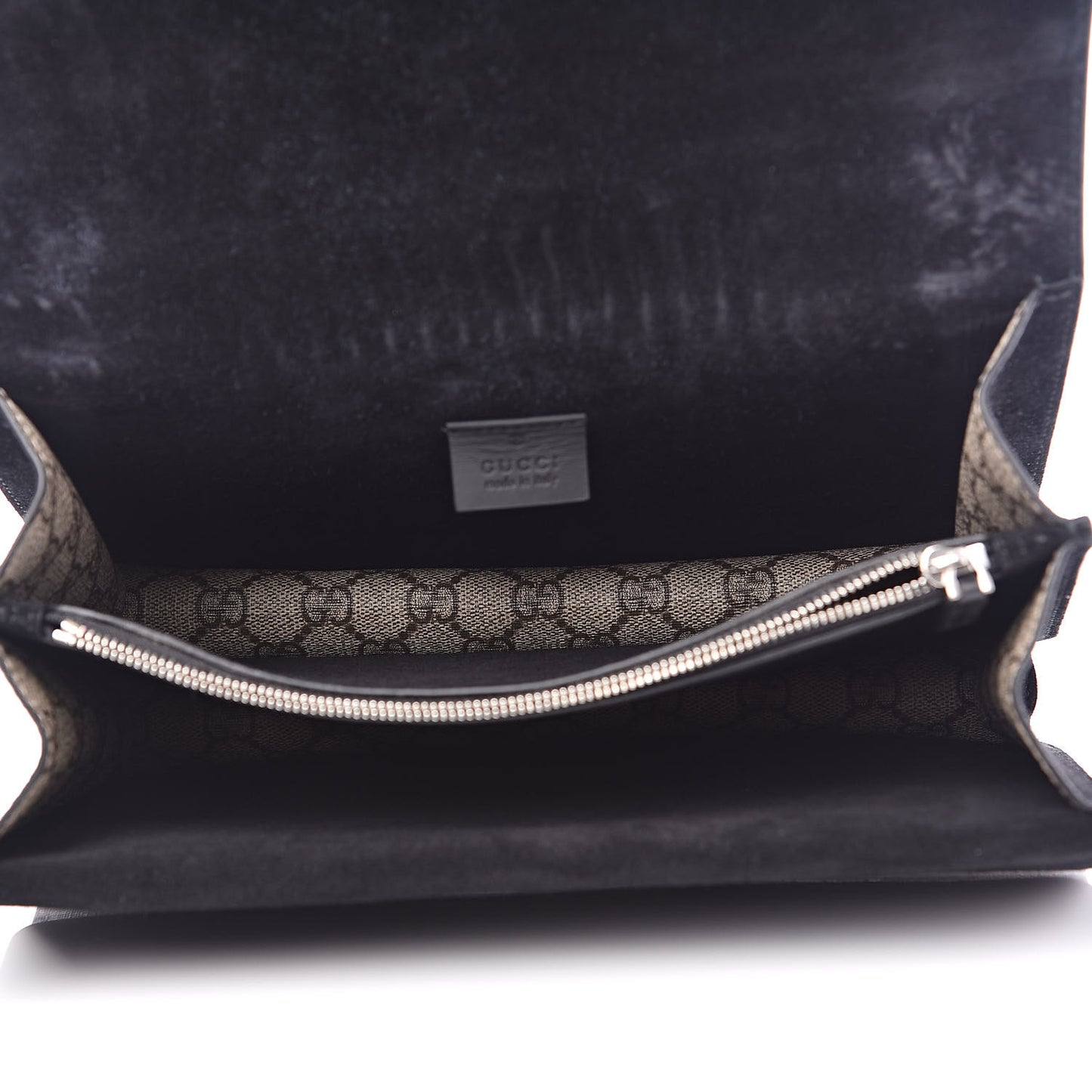 GG Supreme Monogram Small Dionysus Shoulder Bag Black