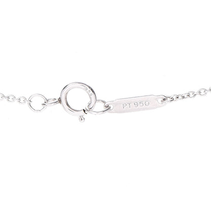 Tiffany Platinum Diamond .25ct Solitaire Pendant Necklace 5 of 6