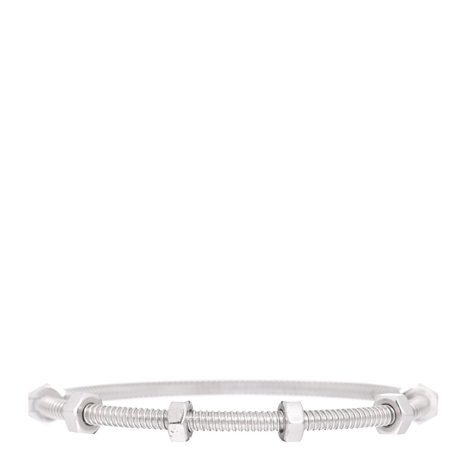 Cartier 18K White Gold Ecrou de Cartier Bracelet 17 1 of 5