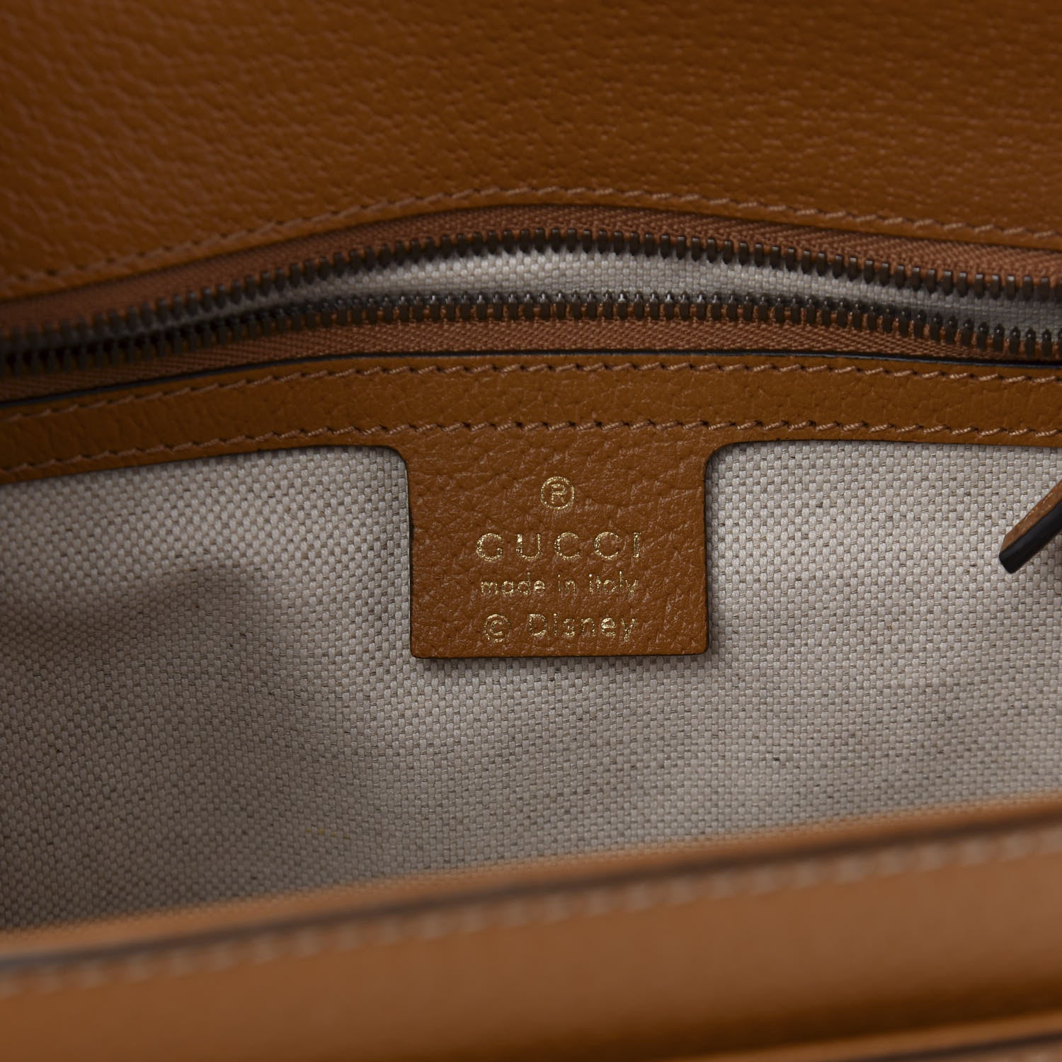 Gucci X DISNEY Mini Vintage GG Supreme Monogram Mickey Mouse Small Flap Messenger Bag Beige Vintage Sun Oil 8 of 11