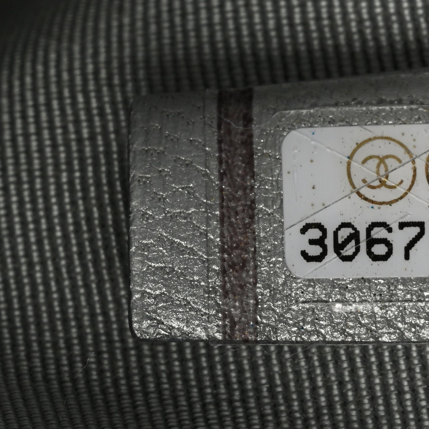 Shiny Goatskin Quilted Small Chanel 19 Pouch Silver