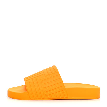 Bottega Veneta Rubber The Slider Sandals 38 Tangerine 1 of 7