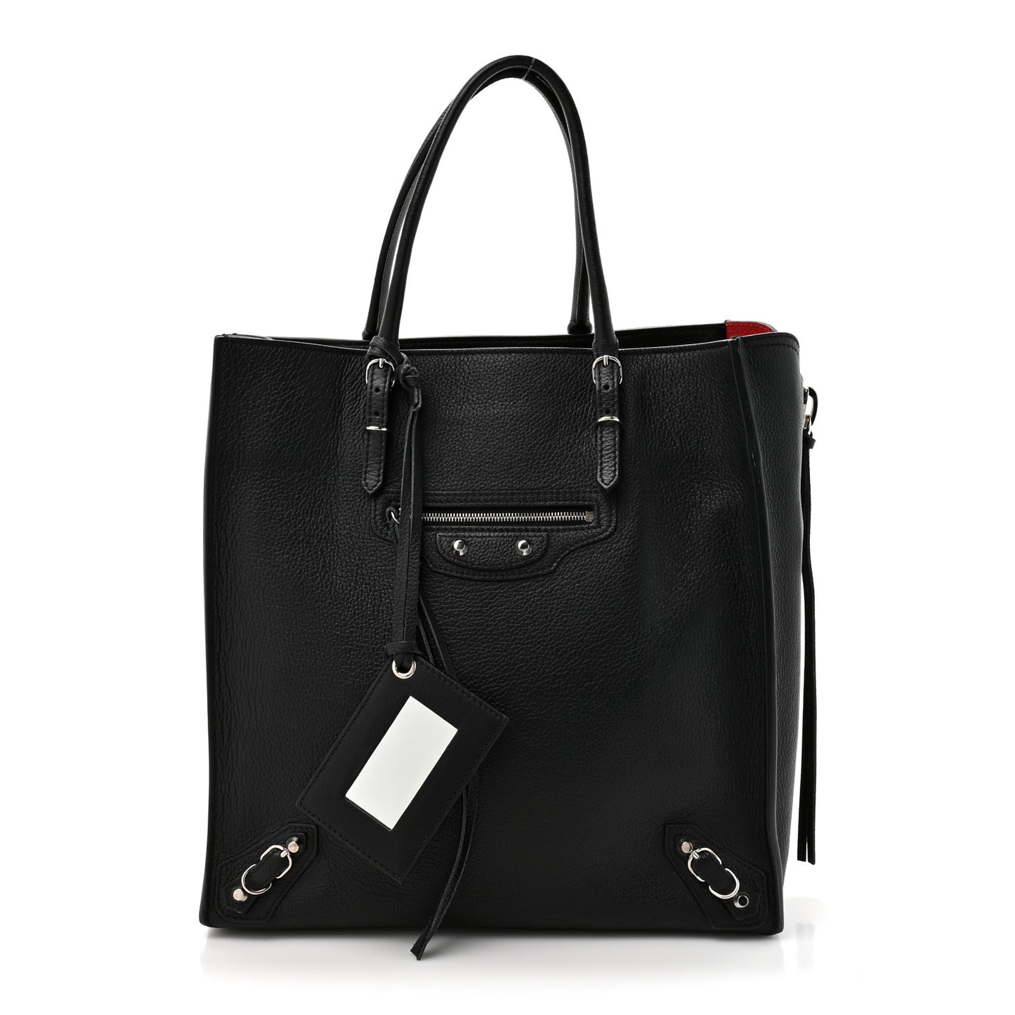 Veau Papier A5 Zip Around Tote Black
