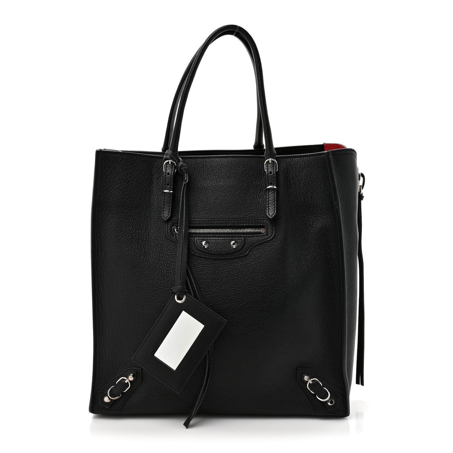 Balenciaga Veau Papier A5 Zip Around Tote Black 1 of 14