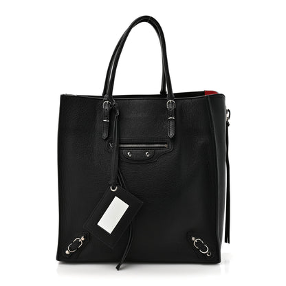 Balenciaga Veau Papier A5 Zip Around Tote Black 1 of 14