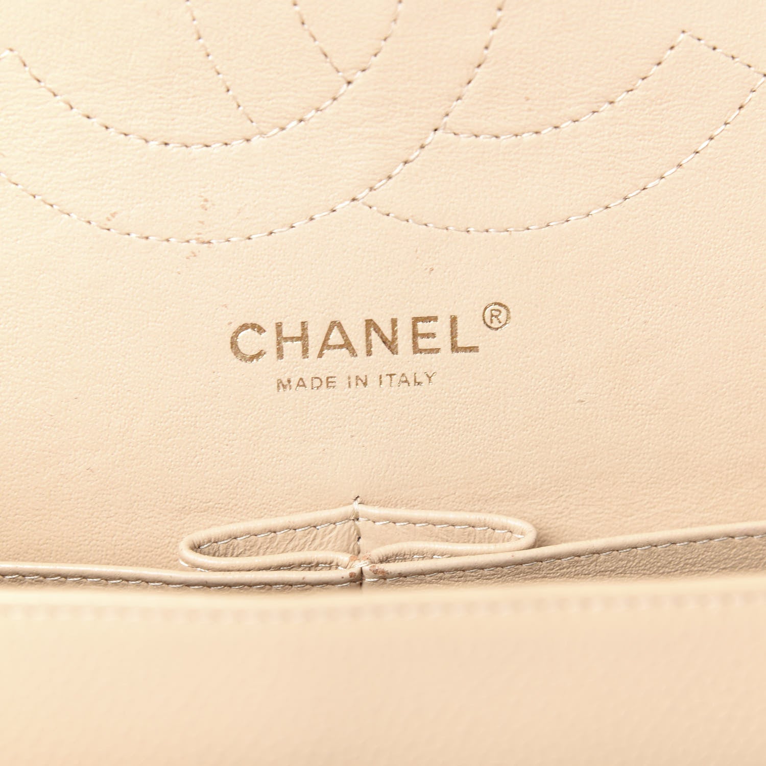 Chanel Caviar Quilted Jumbo Double Flap Light Beige 5 of 12