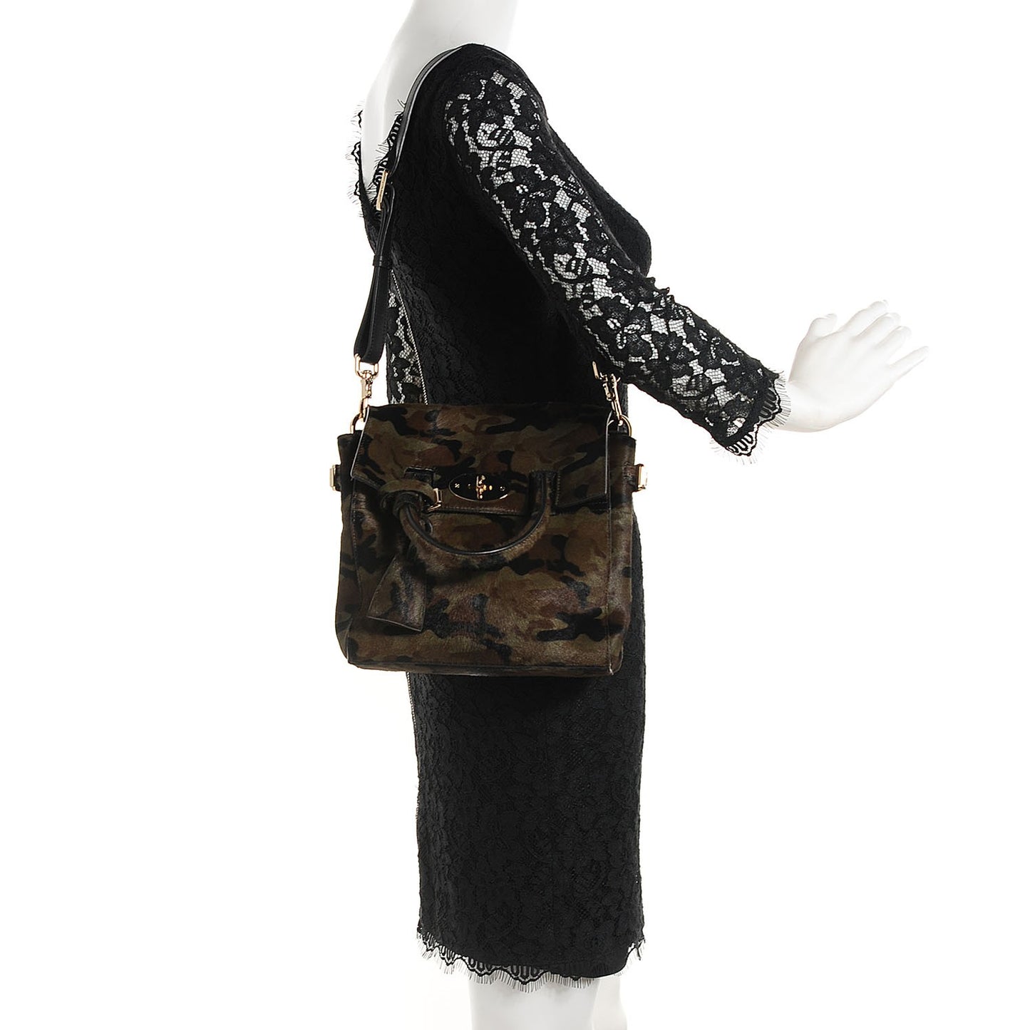 Calf Hair Camo Cara Delevingne Mini Backpack