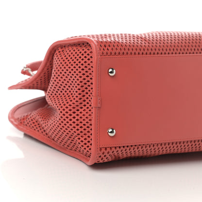 Chanel Calfskin Perforated Up In The Air Tote Red 8 of 12