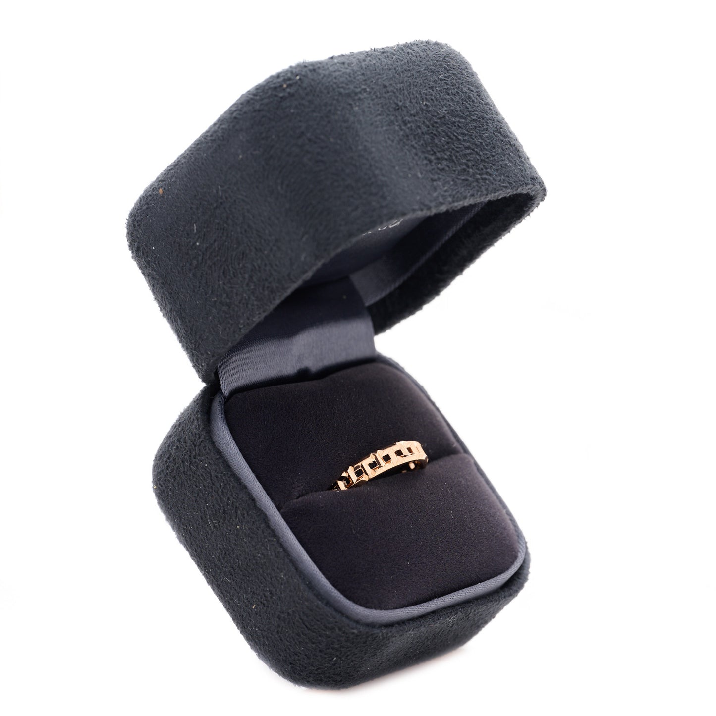 18K Rose Gold Narrow T True Ring 47 4