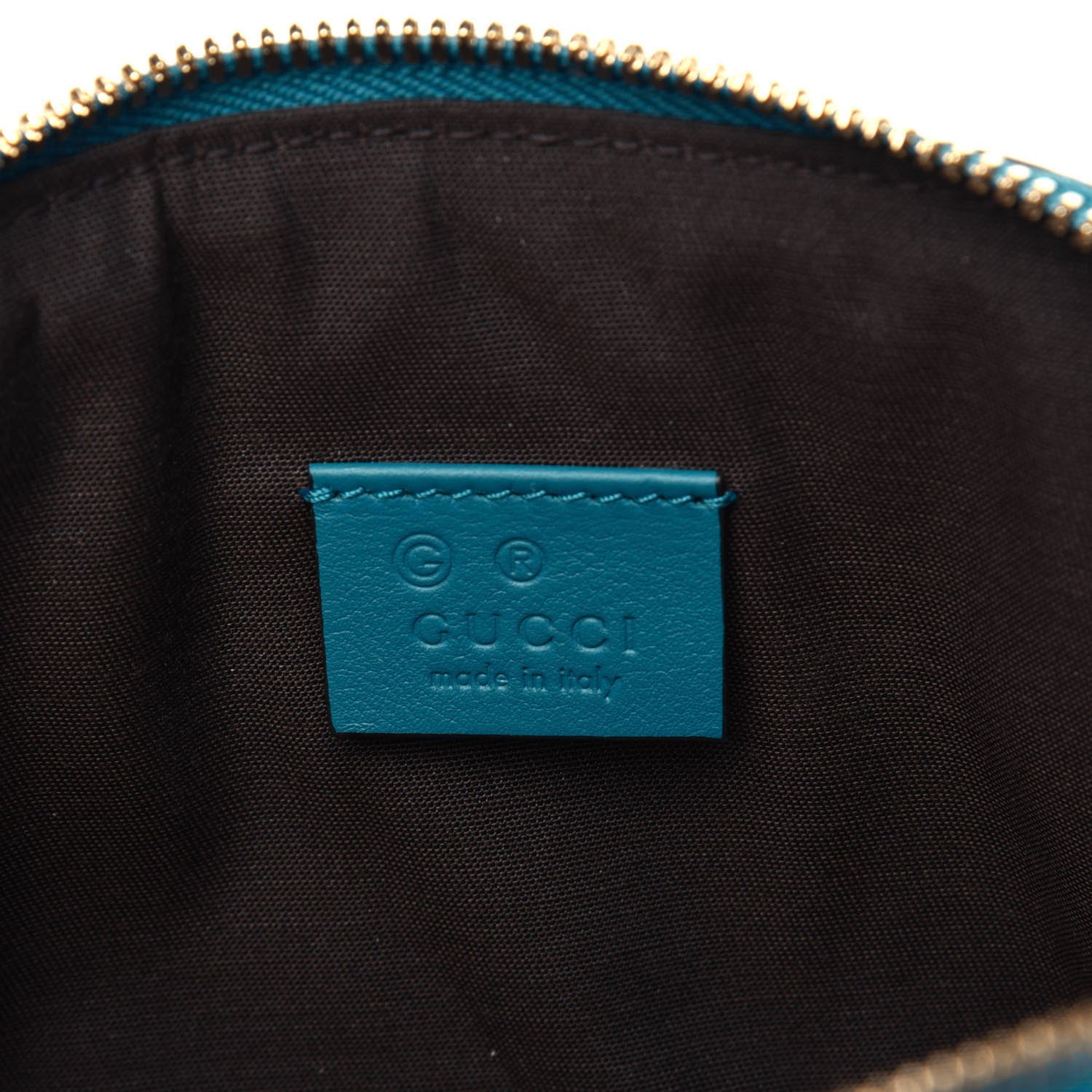 Gucci Microguccissima GG Cosmetic Case Deep Cobalt 6 of 14