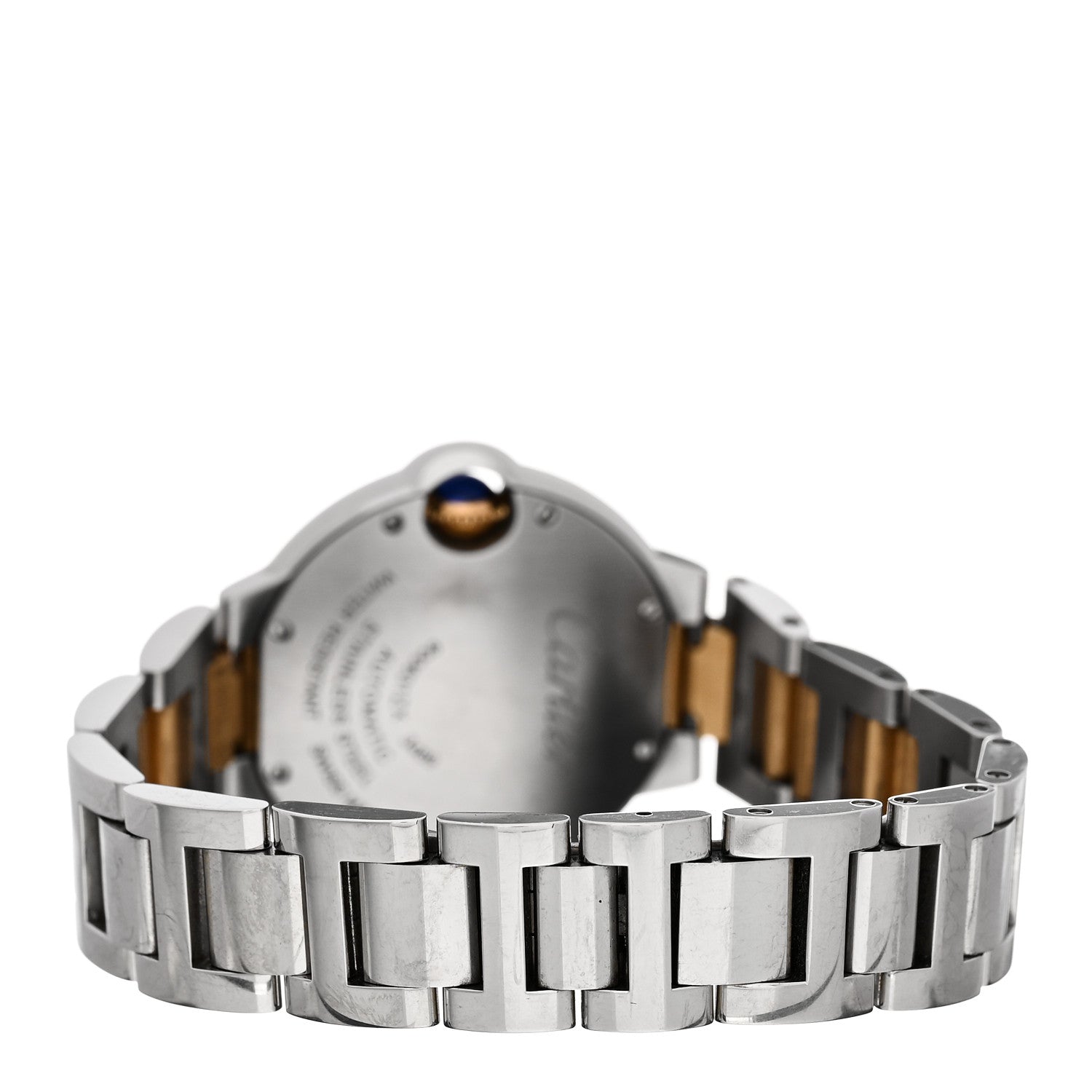 Cartier Stainless Steel 18K Yellow Gold 33mm Ballon Bleu De Cartier Automatic Watch 3 of 5