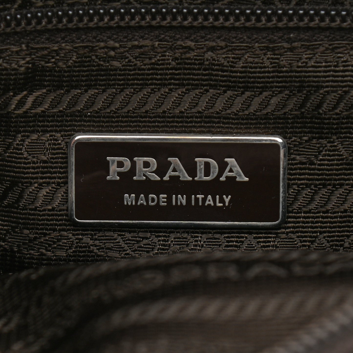 Tessuto Nylon Saffiano Messenger Bag Mimetico