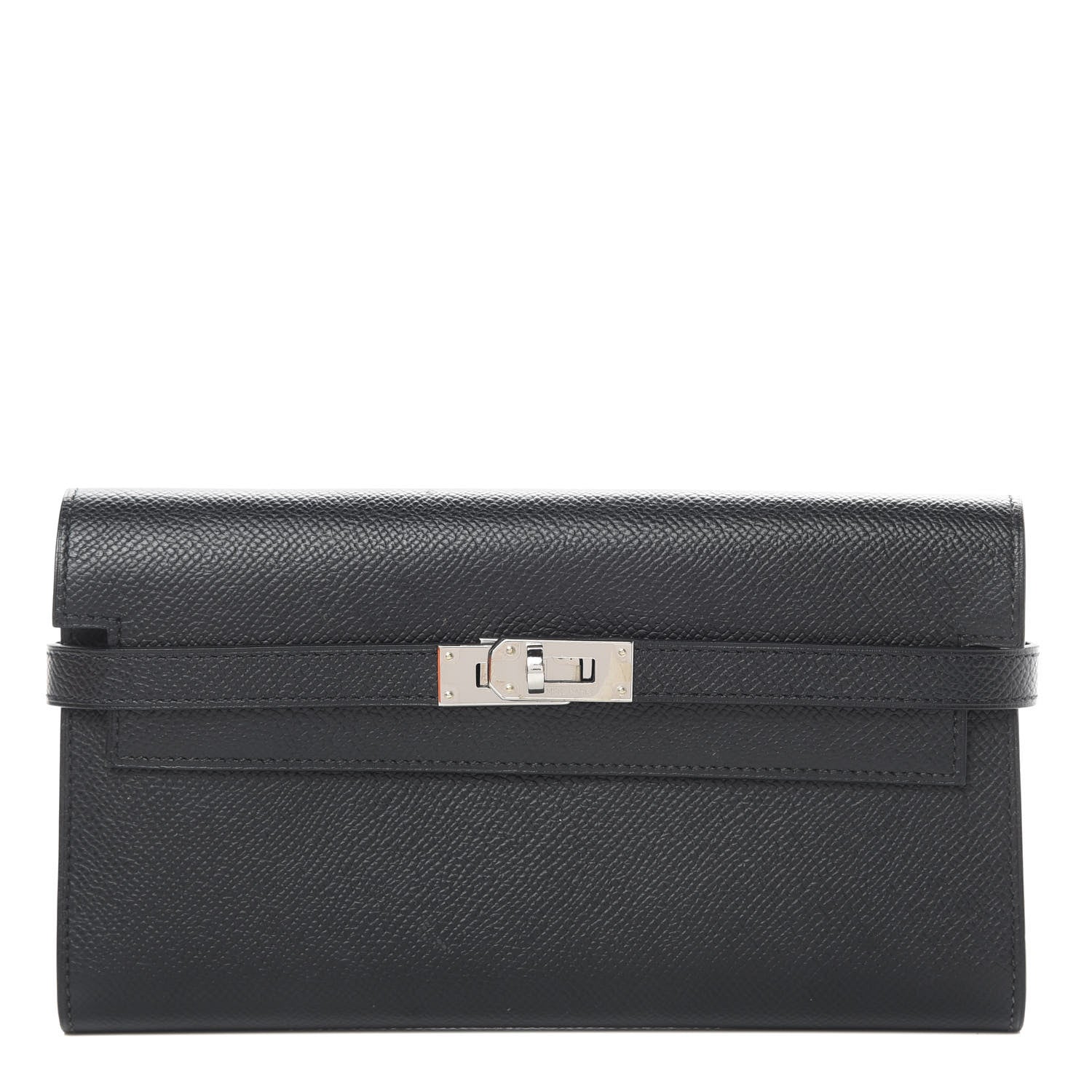 Hermes Epsom Kelly Longue Wallet Black 1 of 9