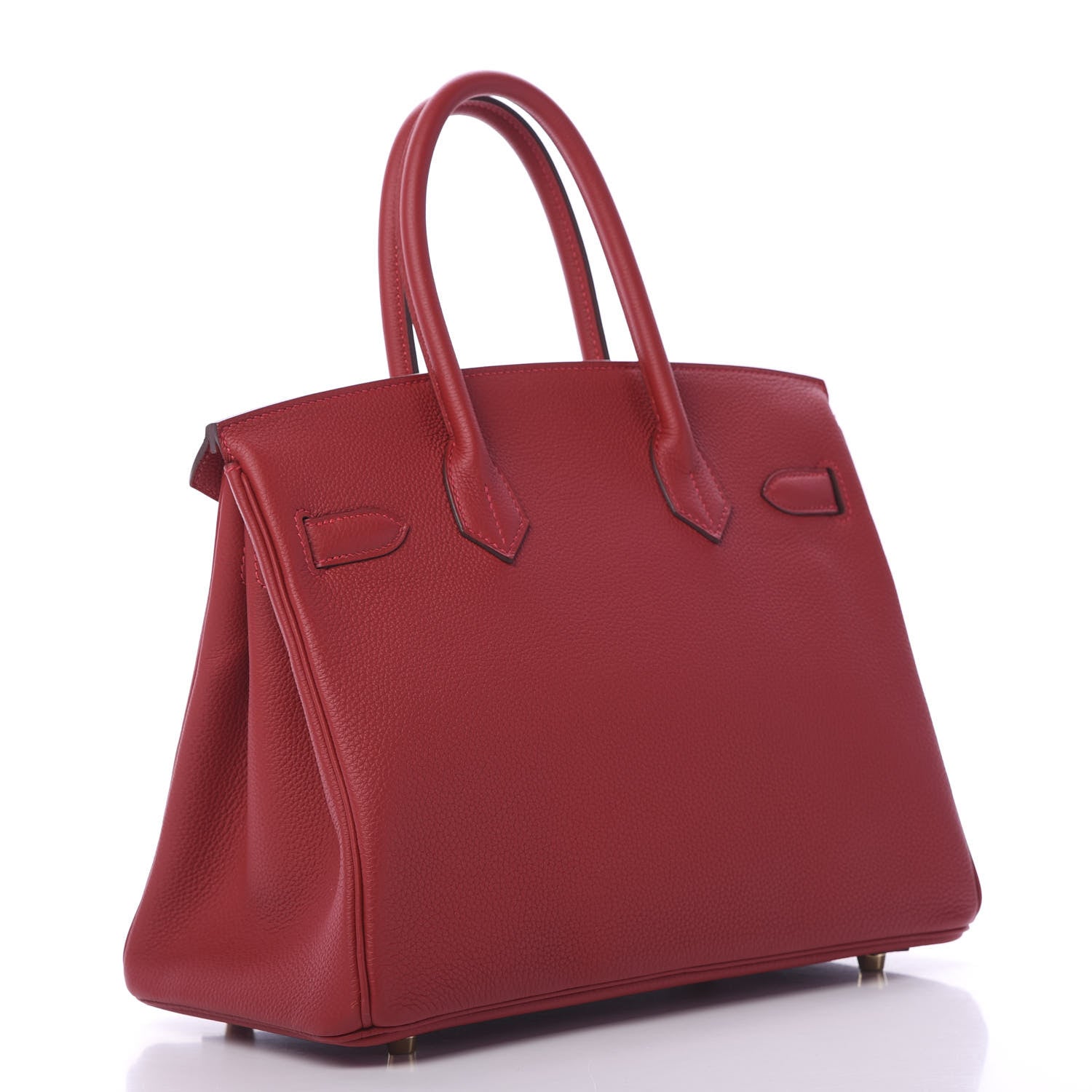 Hermes Taurillon Maurice Birkin 30 Rouge Vif 2 of 12