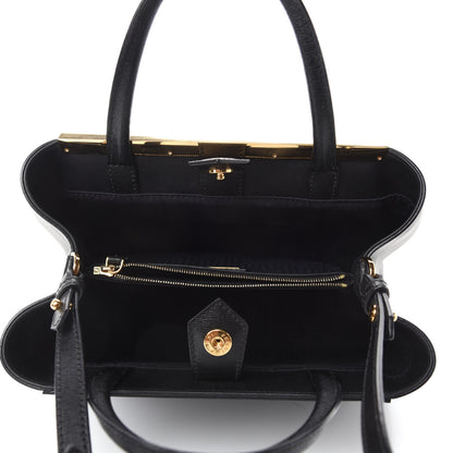 Fendi Vitello Elite Petite 2Jours Tote Black 5 of 9