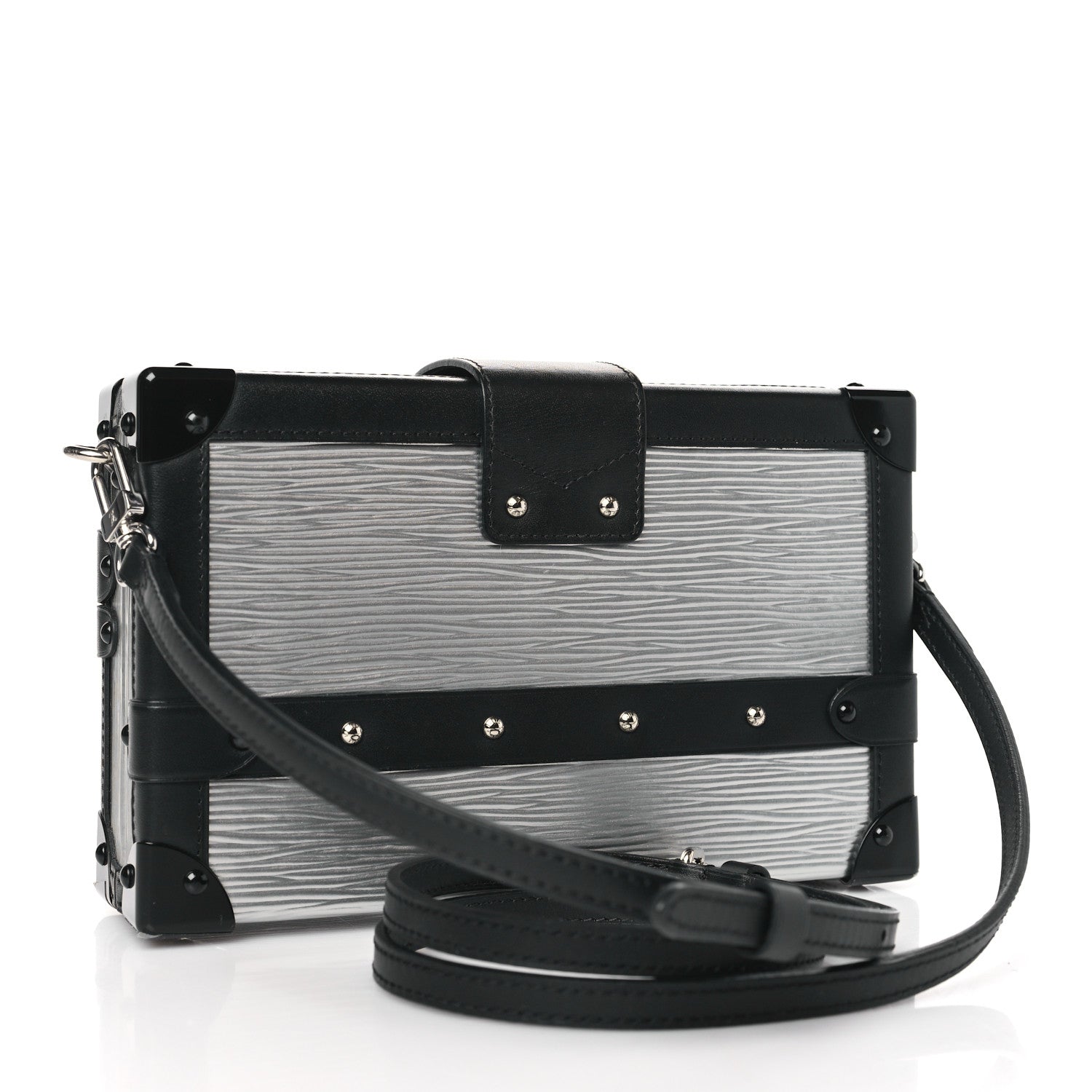 Louis Vuitton Epi Petite Malle Silver 3 of 12