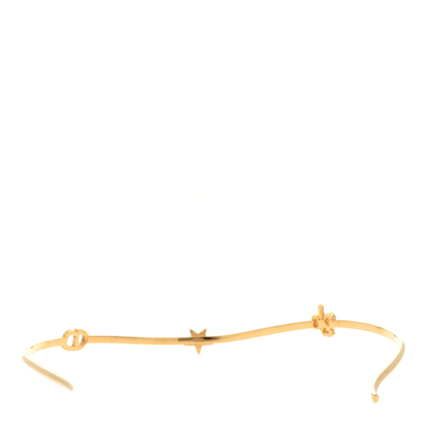 Christian Dior Clair D Lune Headband Gold 2 of 4
