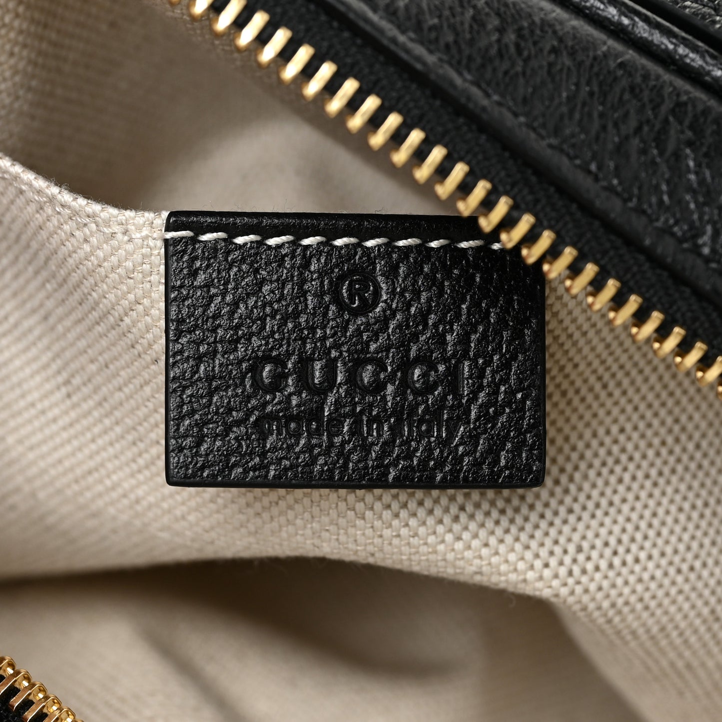 Jacquard Black Denim GG Monogram Mini Ophidia Shoulder Bag Black Ivory