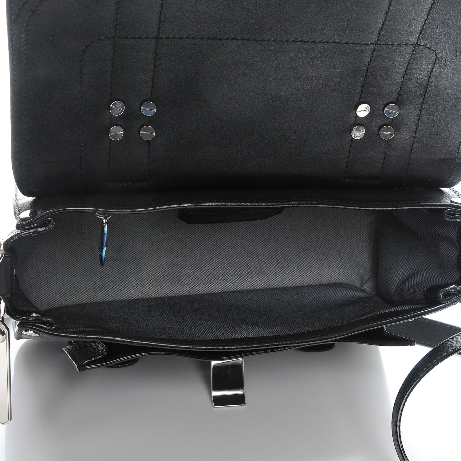Proenza Schouler Calfskin Tiny PS1 Satchel Black 5 of 8