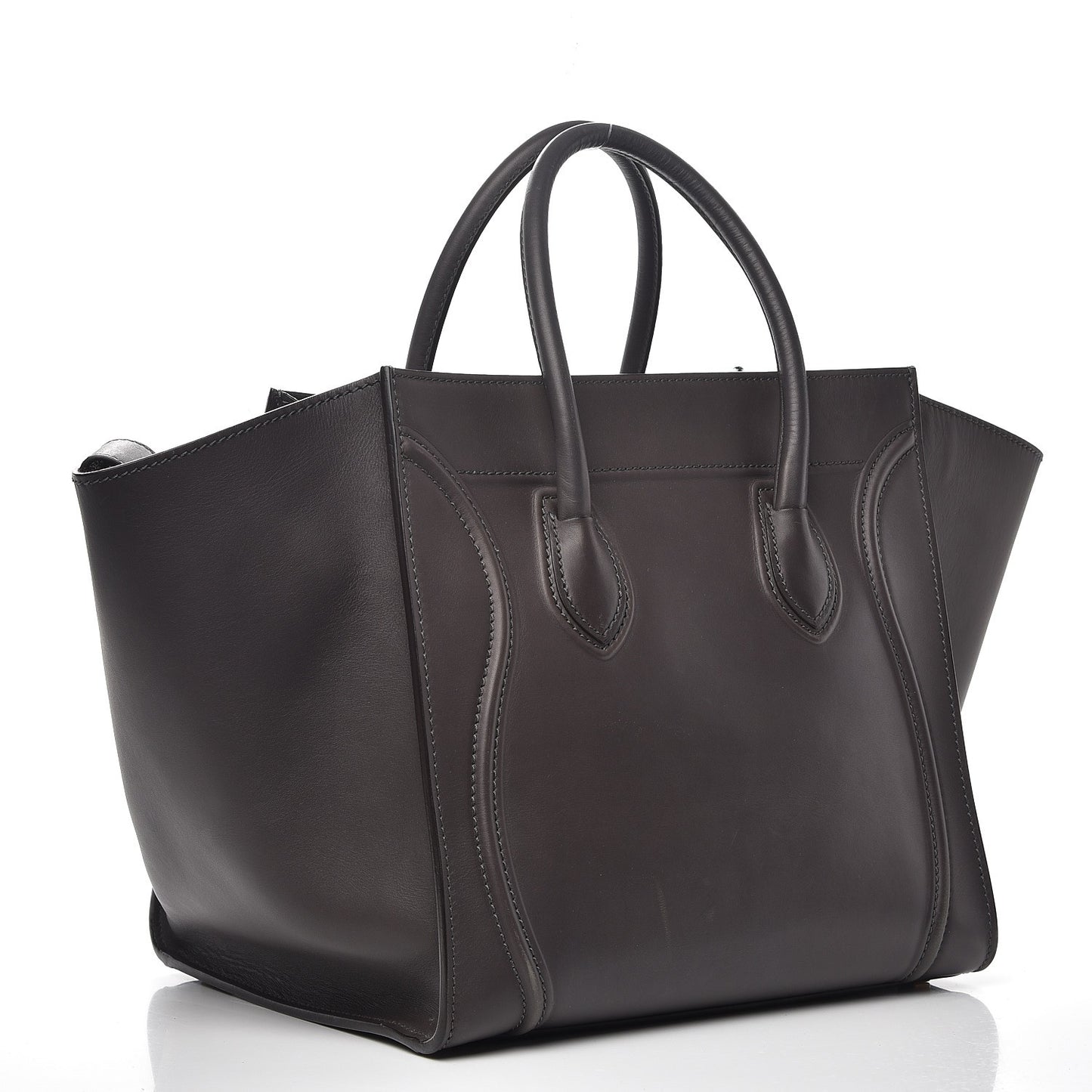 Smooth Calfskin Medium Phantom Luggage Grey