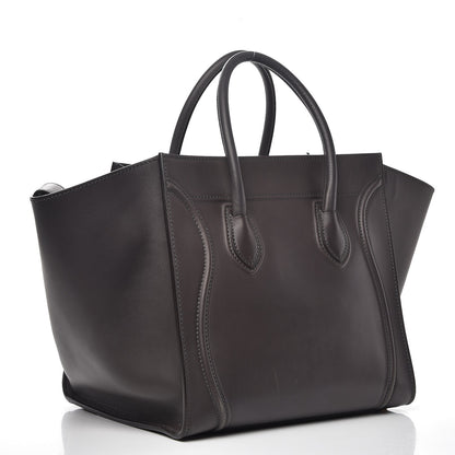 Celine Smooth Calfskin Medium Phantom Luggage Grey 5 of 22
