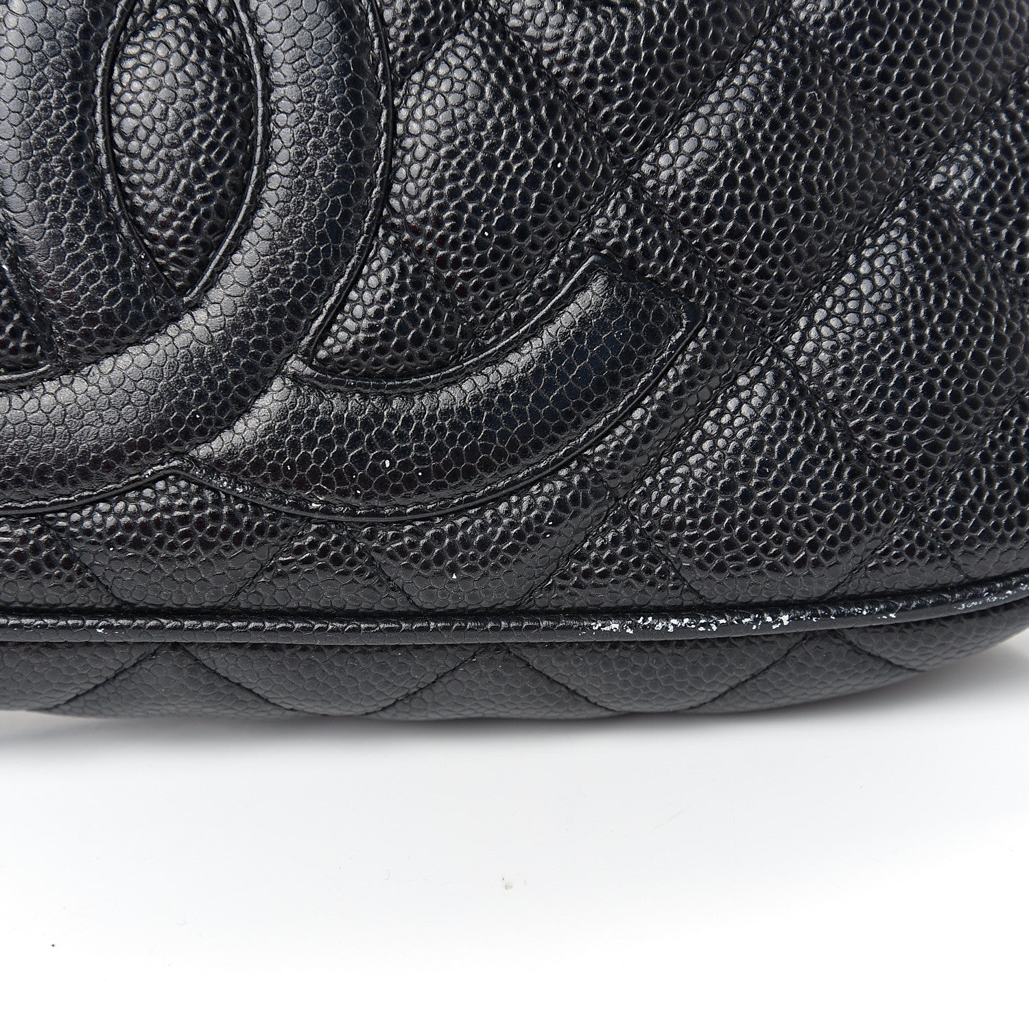 Chanel Caviar Quilted Timeless CC Shoulder Bag Black 9 of 13