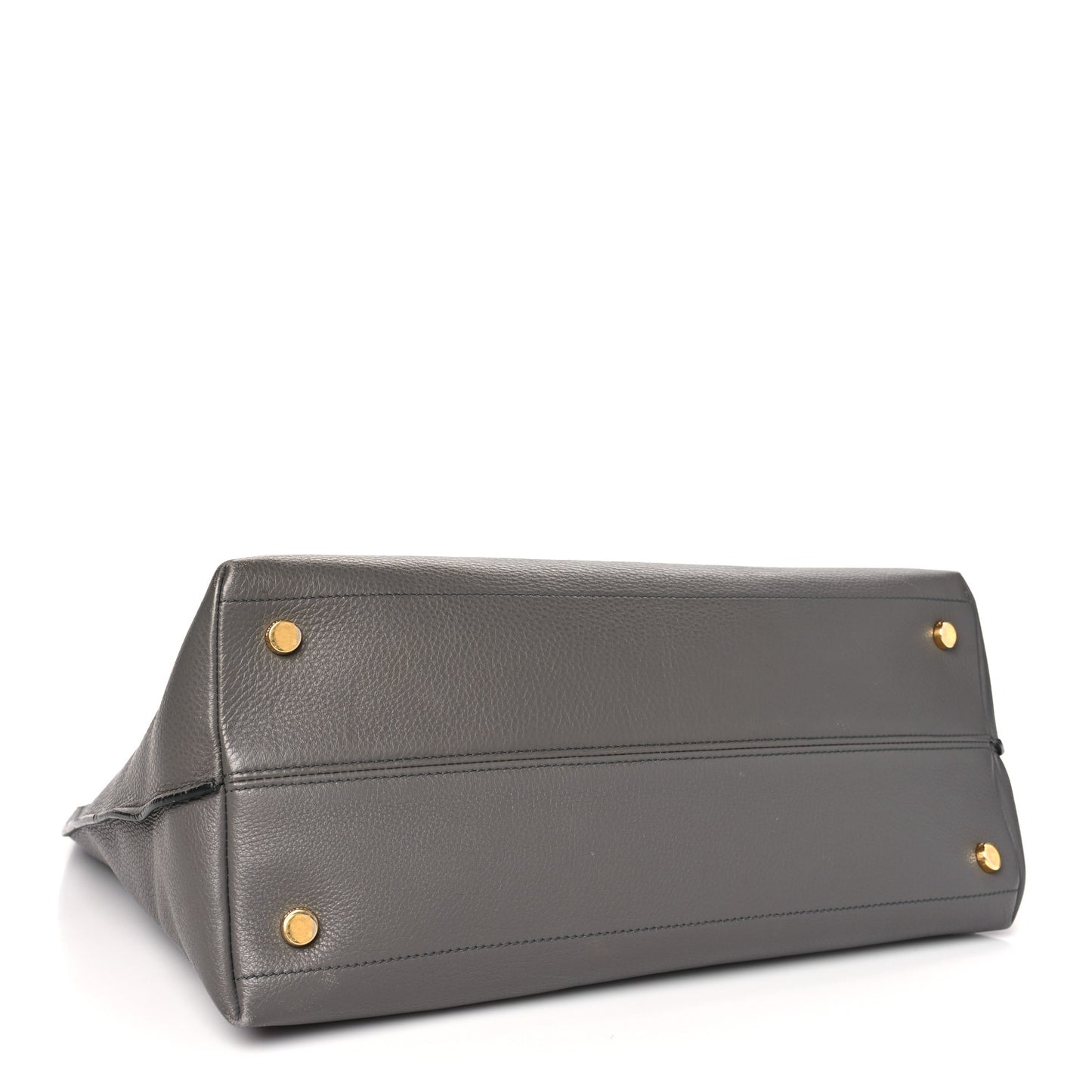 TOM FORD Grained Calfskin Alix Padlock Zip Tote Graphite
