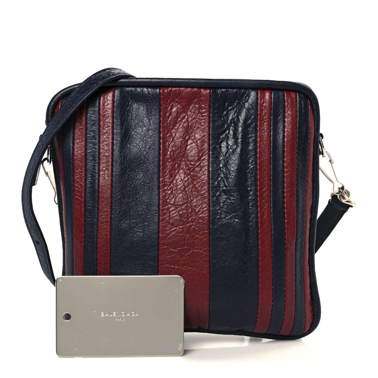 Agneau XS Cushion Square Crossbody Dark Night Red